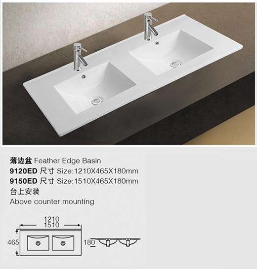 [Cabinet Basin (Thin edge)] 9120ED/9150ED 9120ED/9150ED